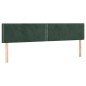 vidaXL Cama box spring colchón y LED terciopelo verde oscuro 180x200cm vidaXL Cama box spring colchón y LED terciopelo verde oscuro 180x200cm