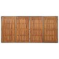 vidaXL Set comedor jardín 7 pzas y cojines ratán sintético gris vidaXL Set comedor jardín 7 pzas y cojines ratán sintético gris