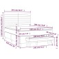 vidaXL Cama box spring con colchón tela gris claro 140x190 cm vidaXL Cama box spring con colchón tela gris claro 140x190 cm