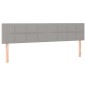 vidaXL Cama box spring con colchón tela gris claro 200x200 cm vidaXL Cama box spring con colchón tela gris claro 200x200 cm