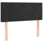 vidaXL Cama box spring con colchón cuero sintético negro 90x190 cm