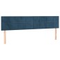 vidaXL Cama box spring con colchón terciopelo azul oscuro 180x200 cm vidaXL Cama box spring con colchón terciopelo azul oscuro 180x200 cm