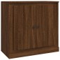 vidaXL Aparadores 3 piezas madera contrachapada marrón roble vidaXL Aparadores 3 piezas madera contrachapada marrón roble