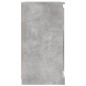 vidaXL Aparadores 2 uds madera contrachapada gris hormigón