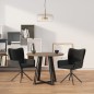 vidaXL Sillas de comedor giratorias 2 uds terciopelo negro vidaXL Sillas de comedor giratorias 2 uds terciopelo negro