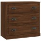 vidaXL Aparadores 2 piezas madera contrachapada marrón roble vidaXL Aparadores 2 piezas madera contrachapada marrón roble
