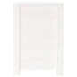 vidaXL Caja de almacenaje madera maciza de pino blanco 60x32x45,5 cm vidaXL Caja de almacenaje madera maciza de pino blanco 60x32x45,5 cm