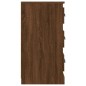 vidaXL Aparadores 2 piezas madera contrachapada marrón roble vidaXL Aparadores 2 piezas madera contrachapada marrón roble