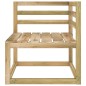 vidaXL Set de muebles de jardín 6 pzas con cojines crema vidaXL Set de muebles de jardín 6 pzas con cojines crema