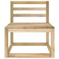 vidaXL Set de muebles de jardín 6 pzas con cojines crema vidaXL Set de muebles de jardín 6 pzas con cojines crema