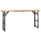 vidaXL Mesa plegable de bar madera maciza abeto 170x50x75/105 cm vidaXL Mesa plegable de bar madera maciza abeto 170x50x75/105 cm