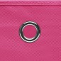 vidaXL Cajas de almacenaje con tapas 4 uds rosa 28x28x28 cm vidaXL Cajas de almacenaje con tapas 4 uds rosa 28x28x28 cm