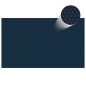 vidaXL Cubierta solar de piscina de PE flotante negro y azul 500x300cm vidaXL Cubierta solar de piscina de PE flotante negro y azul 500x300cm