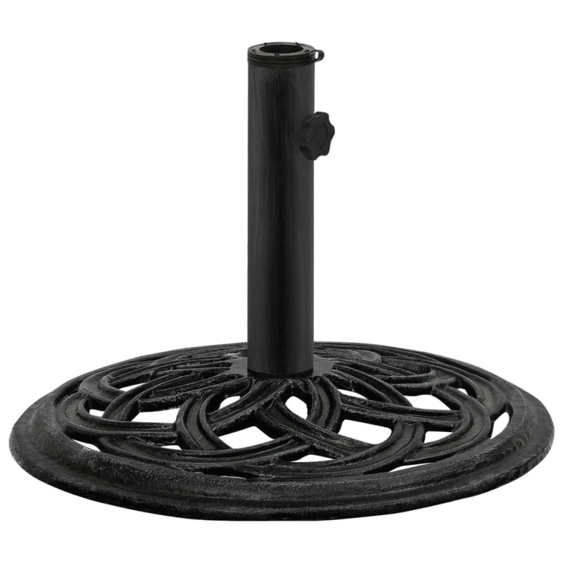 vidaXL Base de sombrilla de hierro fundido negro 44x44x31 cm vidaXL Base de sombrilla de hierro fundido negro 44x44x31 cm
