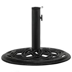vidaXL Base de sombrilla de hierro fundido negro 44x44x31 cm 