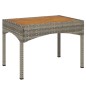 vidaXL Set comedor de jardín 5 piezas con cojines ratán sintético gris vidaXL Set comedor de jardín 5 piezas con cojines ratán sintético gris