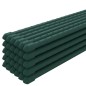 vidaXL Tutores para plantas de jardín 30 unidades acero verde 115 cm vidaXL Tutores para plantas de jardín 30 unidades acero verde 115 cm