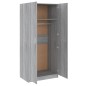 vidaXL Armario madera contrachapada gris Sonoma 80x52x180 cm vidaXL Armario madera contrachapada gris Sonoma 80x52x180 cm