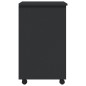 vidaXL Cajonera con ruedas MOSS madera maciza de pino gris vidaXL Cajonera con ruedas MOSS madera maciza de pino gris
