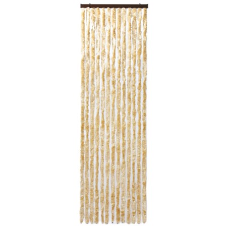vidaXL Cortina mosquitera beige chenilla 120x220 cm