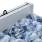 vidaXL Cortina mosquitera azul y blanco chenilla 120x220 cm vidaXL Cortina mosquitera azul y blanco chenilla 120x220 cm
