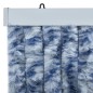 vidaXL Cortina mosquitera azul y blanco chenilla 120x220 cm vidaXL Cortina mosquitera azul y blanco chenilla 120x220 cm