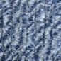 vidaXL Cortina mosquitera azul y blanco chenilla 120x220 cm vidaXL Cortina mosquitera azul y blanco chenilla 120x220 cm