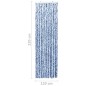 vidaXL Cortina mosquitera azul y blanco chenilla 120x220 cm vidaXL Cortina mosquitera azul y blanco chenilla 120x220 cm