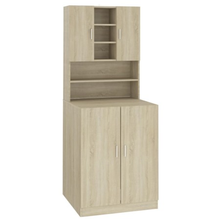 vidaXL Mueble de lavadora roble Sonoma