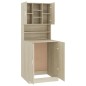 vidaXL Mueble de lavadora roble Sonoma vidaXL Mueble de lavadora roble Sonoma