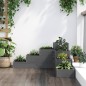 vidaXL Jardinera de 4 niveles madera maciza de pino gris 80,5x79x36 cm vidaXL Jardinera de 4 niveles madera maciza de pino gris 80,5x79x36 cm