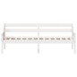 vidaXL Sofá cama madera maciza de pino blanco 90x200 cm vidaXL Sofá cama madera maciza de pino blanco 90x200 cm