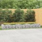 vidaXL Arriate de gaviones forma arco hierro galvanizado 400x100x50 cm vidaXL Arriate de gaviones forma arco hierro galvanizado 400x100x50 cm