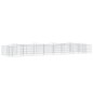 vidaXL Arriate de gaviones forma arco hierro galvanizado 400x100x50 cm vidaXL Arriate de gaviones forma arco hierro galvanizado 400x100x50 cm