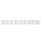 vidaXL Arriate de gaviones forma arco hierro galvanizado 400x100x50 cm vidaXL Arriate de gaviones forma arco hierro galvanizado 400x100x50 cm