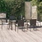 vidaXL Set de comedor de jardín 7 pzas y cojines ratán sintético negro vidaXL Set de comedor de jardín 7 pzas y cojines ratán sintético negro