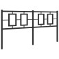 vidaXL Cabecero de metal negro 150 cm vidaXL Cabecero de metal negro 150 cm