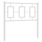 vidaXL Cabecero de metal blanco 90 cm vidaXL Cabecero de metal blanco 90 cm