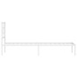 vidaXL Estructura de cama de metal con cabecero blanco 80x200 cm vidaXL Estructura de cama de metal con cabecero blanco 80x200 cm