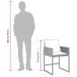 vidaXL Set comedor de jardín 5 pzas cojines ratán sintético gris claro vidaXL Set comedor de jardín 5 pzas cojines ratán sintético gris claro