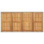 vidaXL Mesa de jardín superficie madera acacia ratán gris 190x90x75cm vidaXL Mesa de jardín superficie madera acacia ratán gris 190x90x75cm