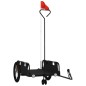 vidaXL Remolque para bicicletas hierro y tela Oxford negro vidaXL Remolque para bicicletas hierro y tela Oxford negro