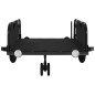 vidaXL Remolque para bicicletas hierro y tela Oxford negro vidaXL Remolque para bicicletas hierro y tela Oxford negro