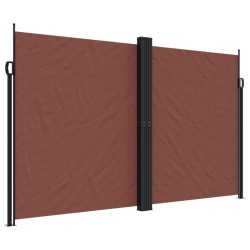 vidaXL Toldo lateral retráctil marrón 200x600 cm