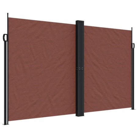 vidaXL Toldo lateral retráctil marrón 200x600 cm