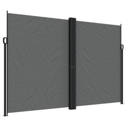vidaXL Toldo lateral retráctil antracita 220x1000 cm