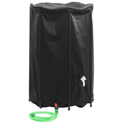 vidaXL Depósito de agua plegable con grifo PVC 1000 l