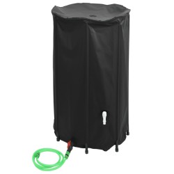 vidaXL Depósito de agua plegable con grifo PVC 250 l