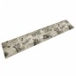 vidaXL Alfombra de cocina lavable terciopelo gris café 60x300 cm vidaXL Alfombra de cocina lavable terciopelo gris café 60x300 cm