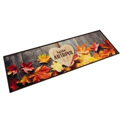 vidaXL Alfombra de cocina lavable terciopelo Autumn 45x150cm